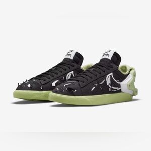 NEW Nike Acronym X Blazer Low Black Olive Aura & Accessories